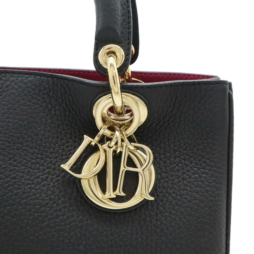 Christian Dior Diorissimo Mini Handbag/Shoulder Bag in Black Leather - Picture 9 of 9